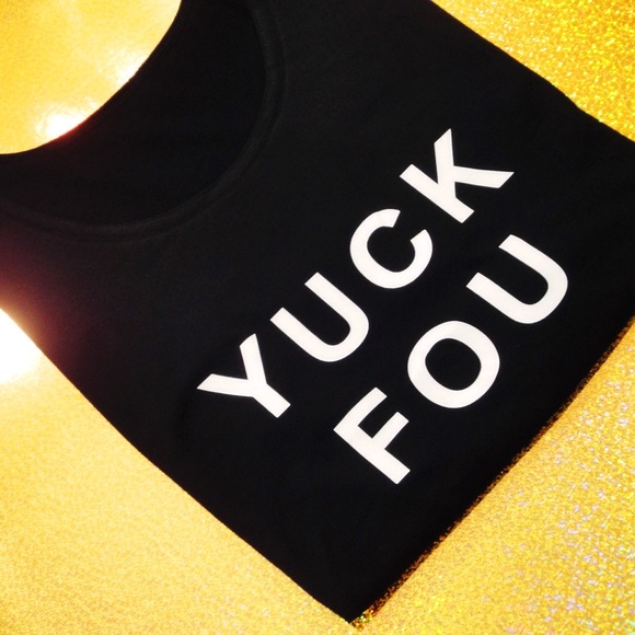 🔥LAST ONE🔥Yuck Fou graphic Crop Tank - Picture 3 of 6