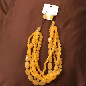 Charming Charlie earring and necklace set