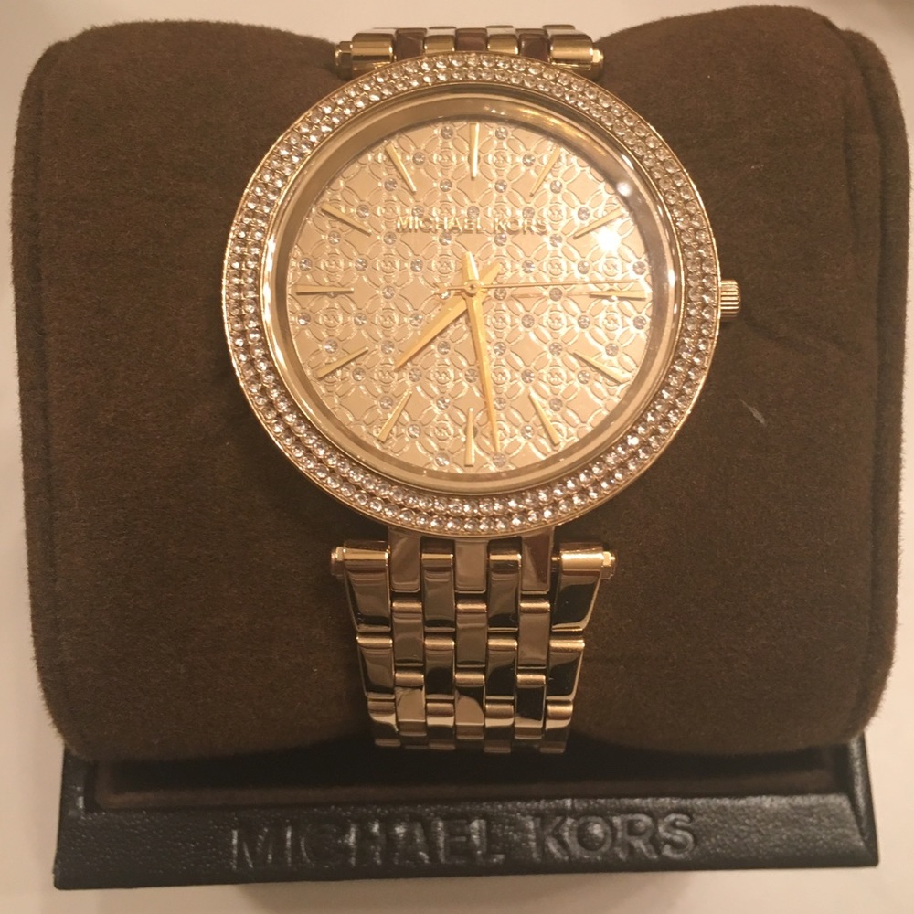 Gold Michael Kors watch