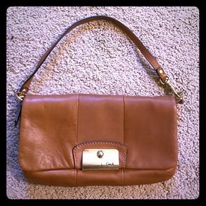 Coach authentic leather shoulder bag