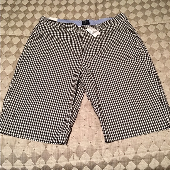 J. Crew Other - J Crew Black and White Gingham Shorts
