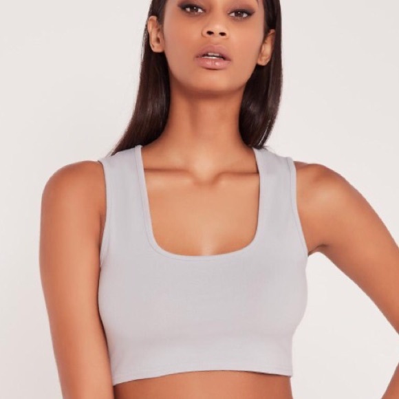 Missguided Tops - ONE LEFT - SIZE 10! MISSGUIDED CROP TOP SPORTS BRA