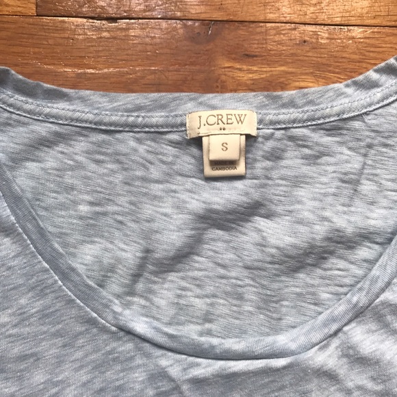 J. Crew blue baseball t shirt. Size small - Picture 3 of 5
