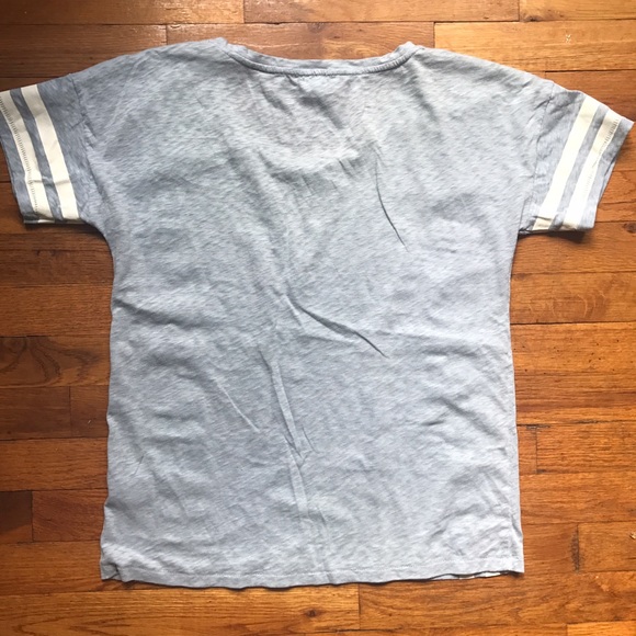 J. Crew blue baseball t shirt. Size small - Picture 5 of 5