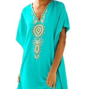 Lilly Pulitzer Chai V-Neck Caftan Dress