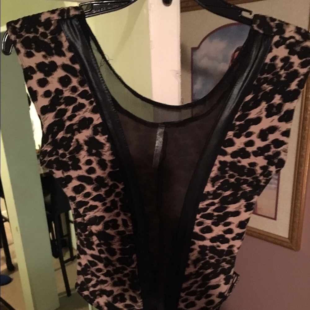 Zebra print very sexy top