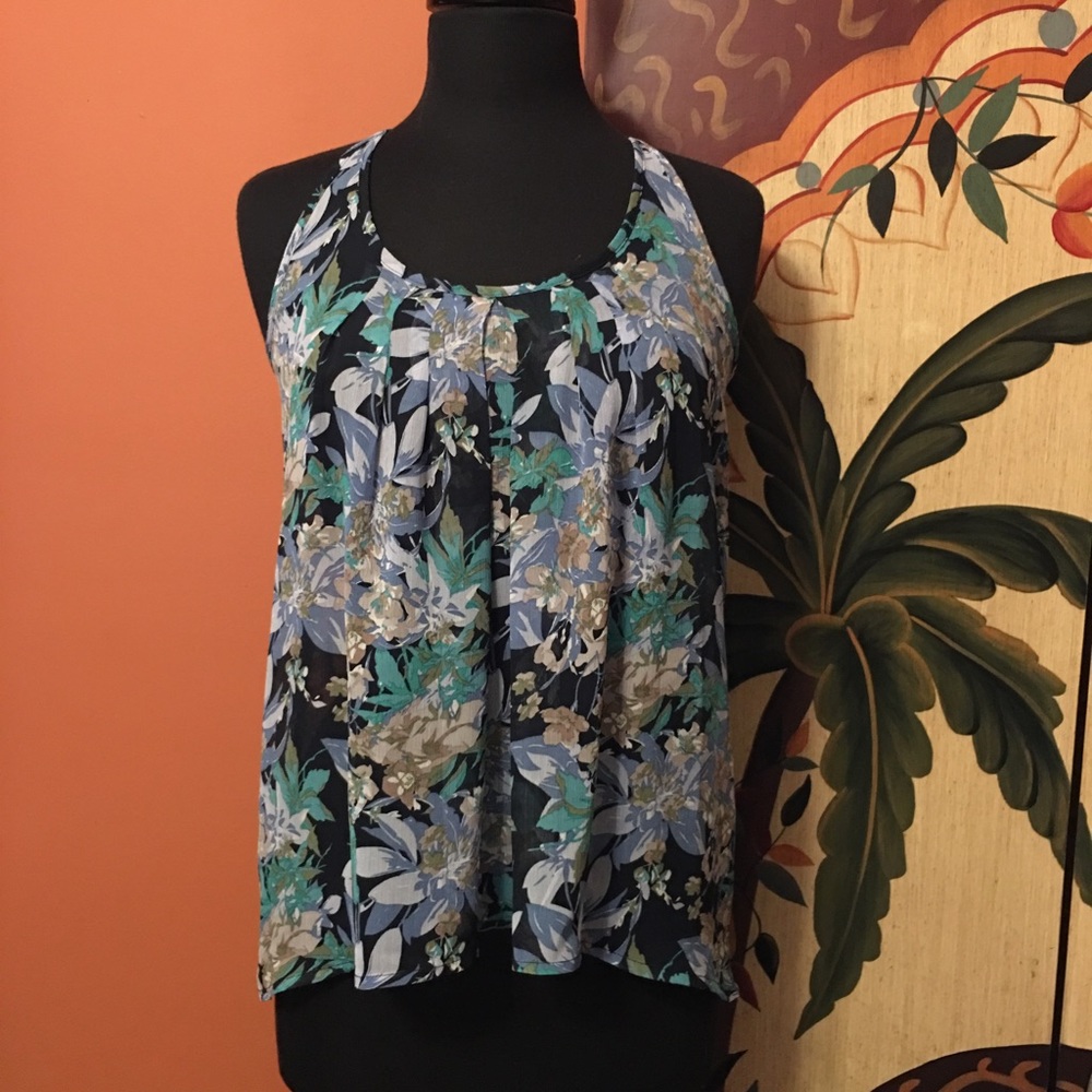 Express Flowy Floral Cami Tank - Picture 1 of 5