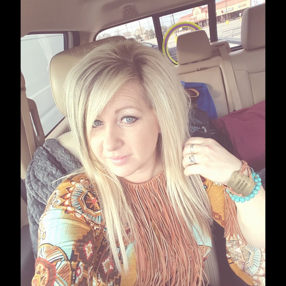 Western Fringe necklace handmade