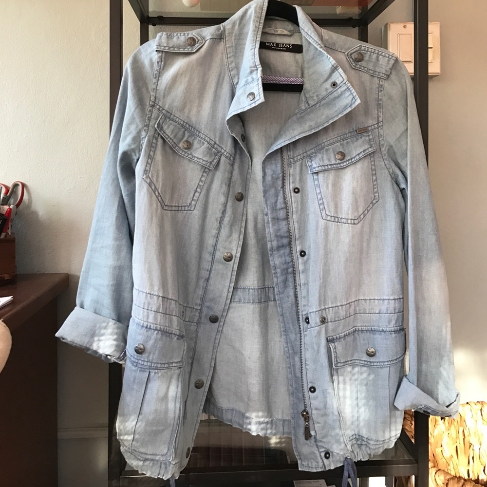 Utility Chambray Shirt Jacket