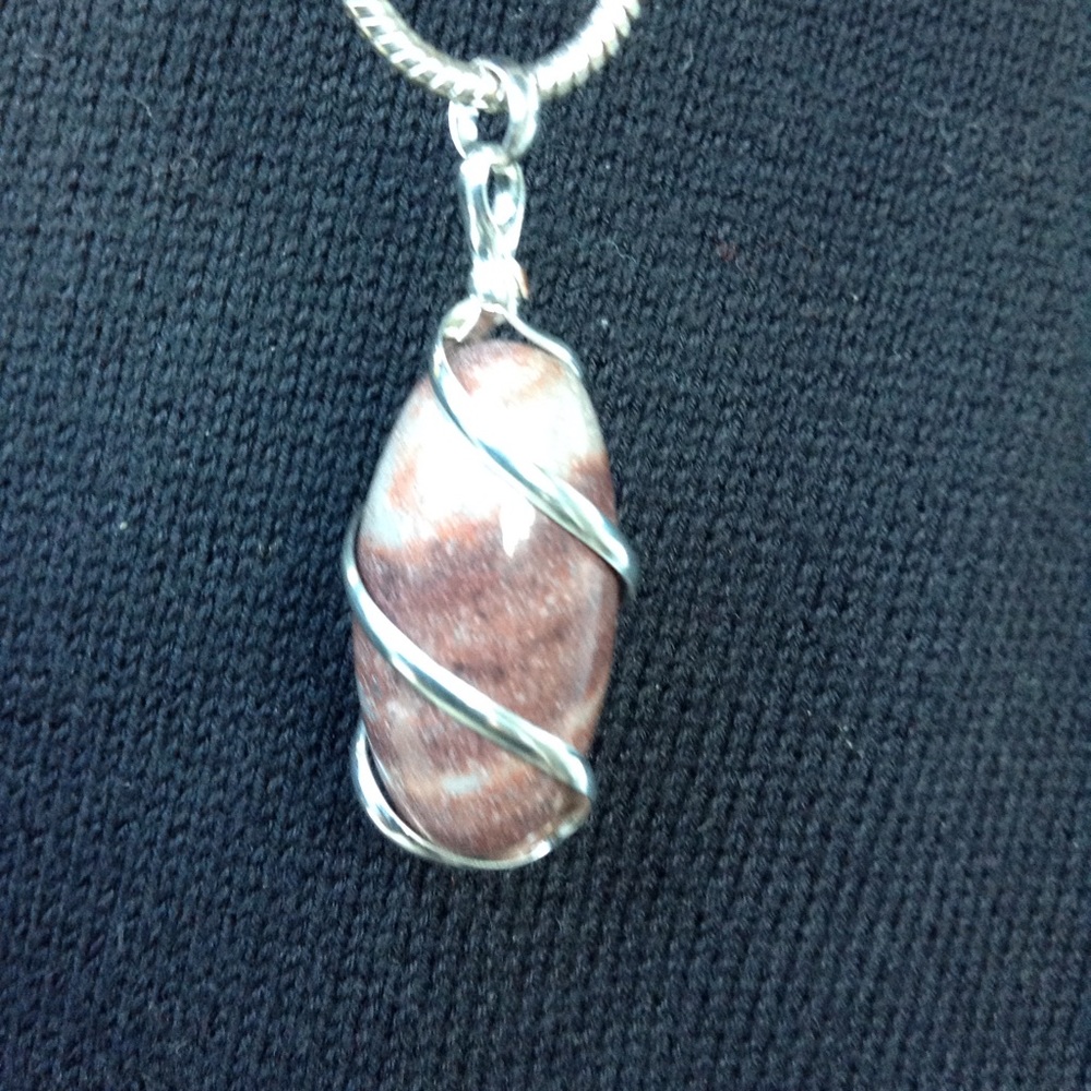 Sold!!!! Shiva Lingham  Silver Wrapped Pendant.