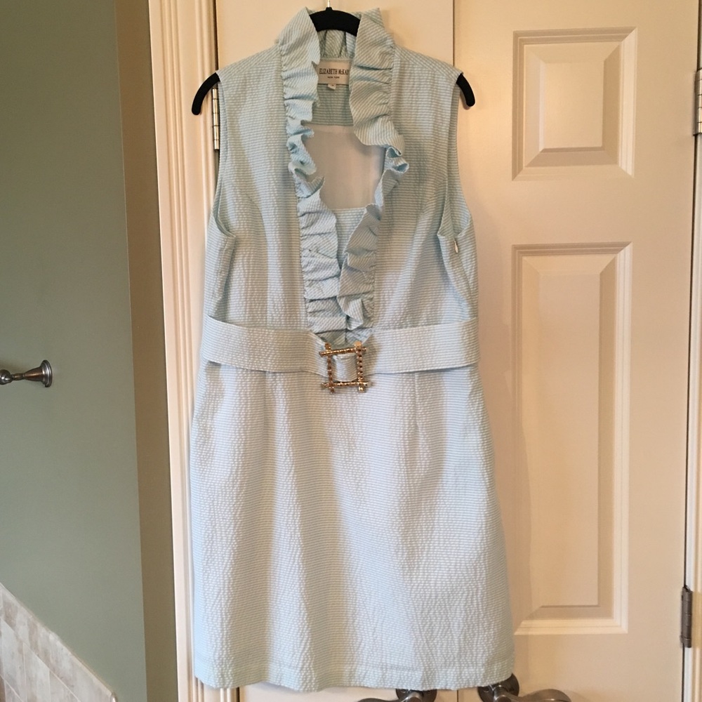Elizabeth McKay Seersucker Dress 14