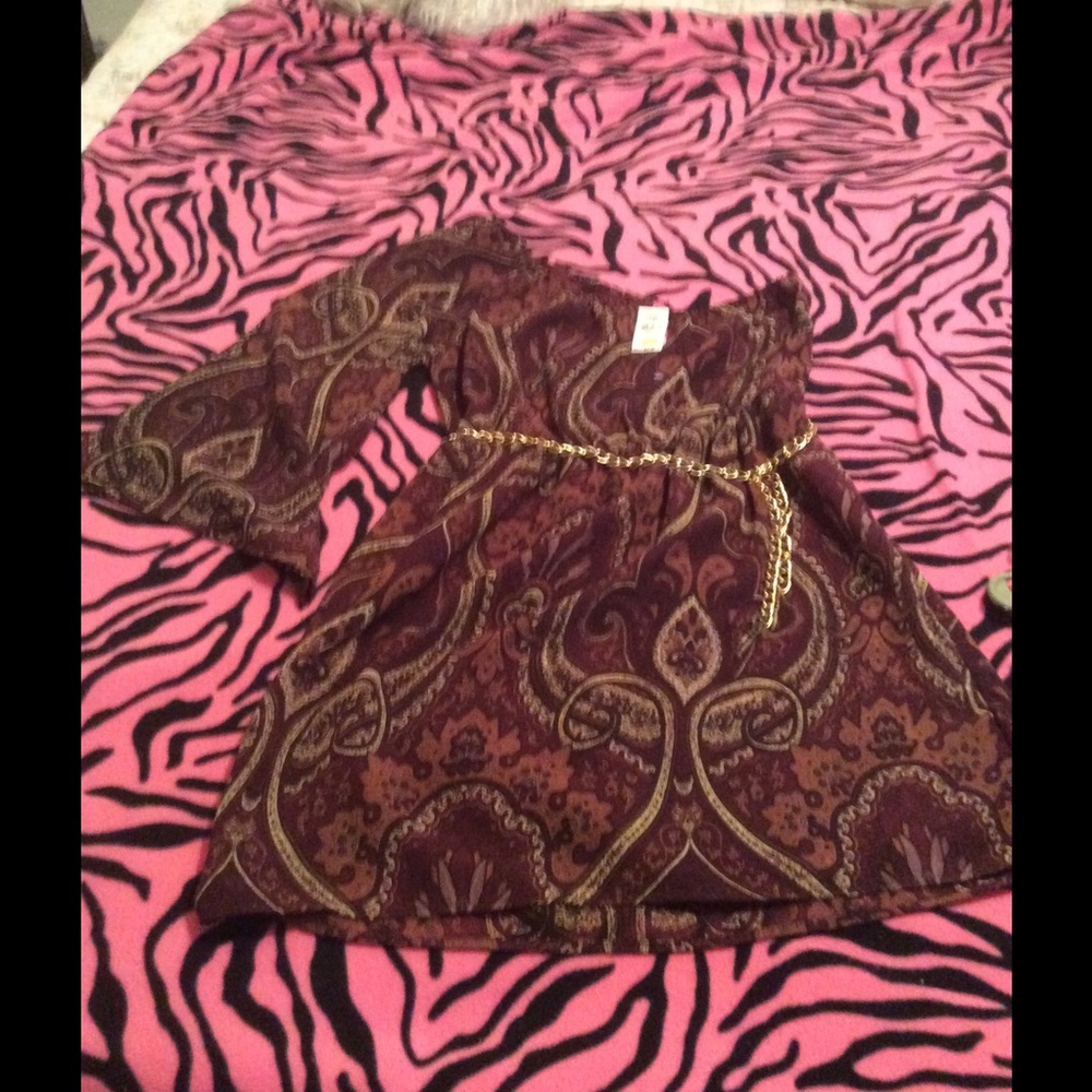 Brand new never worn off the shoulder dress