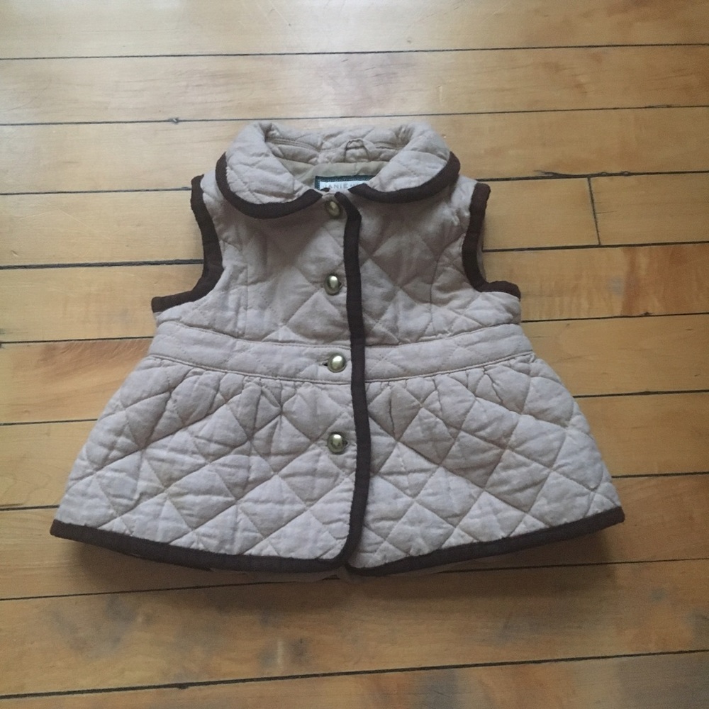Janie and Jack quilted vest, 12-18