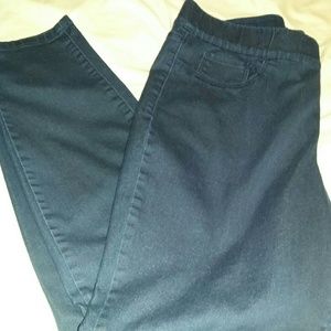 Dark blue jeggings