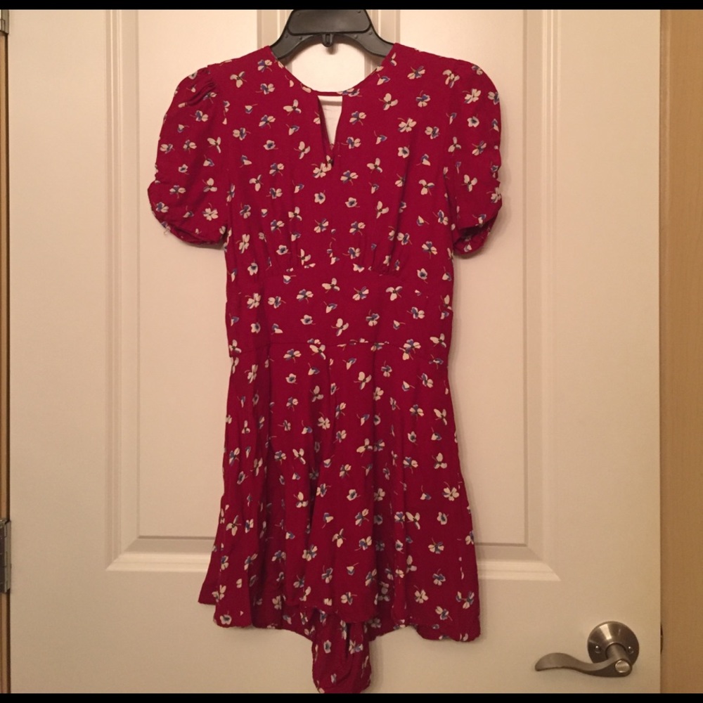 Topshop floral romper