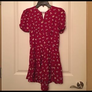 Topshop floral romper