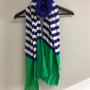 Kate Spade striped scarf