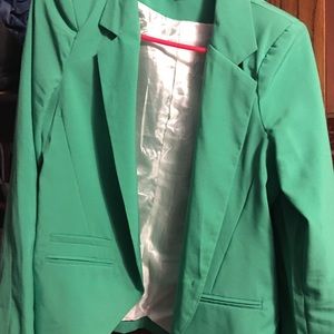 Green blazer