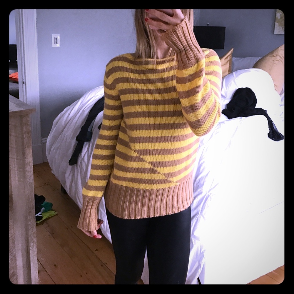 J Crew Striped Sweater