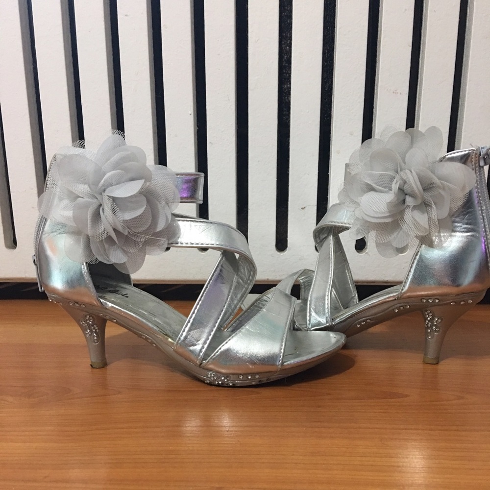 Silver shoes