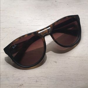 RayBan Matte Tortoise Shell Aviators