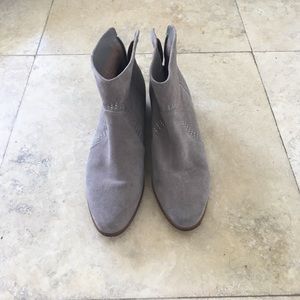 Joie short gray booties. Not worn out of the house