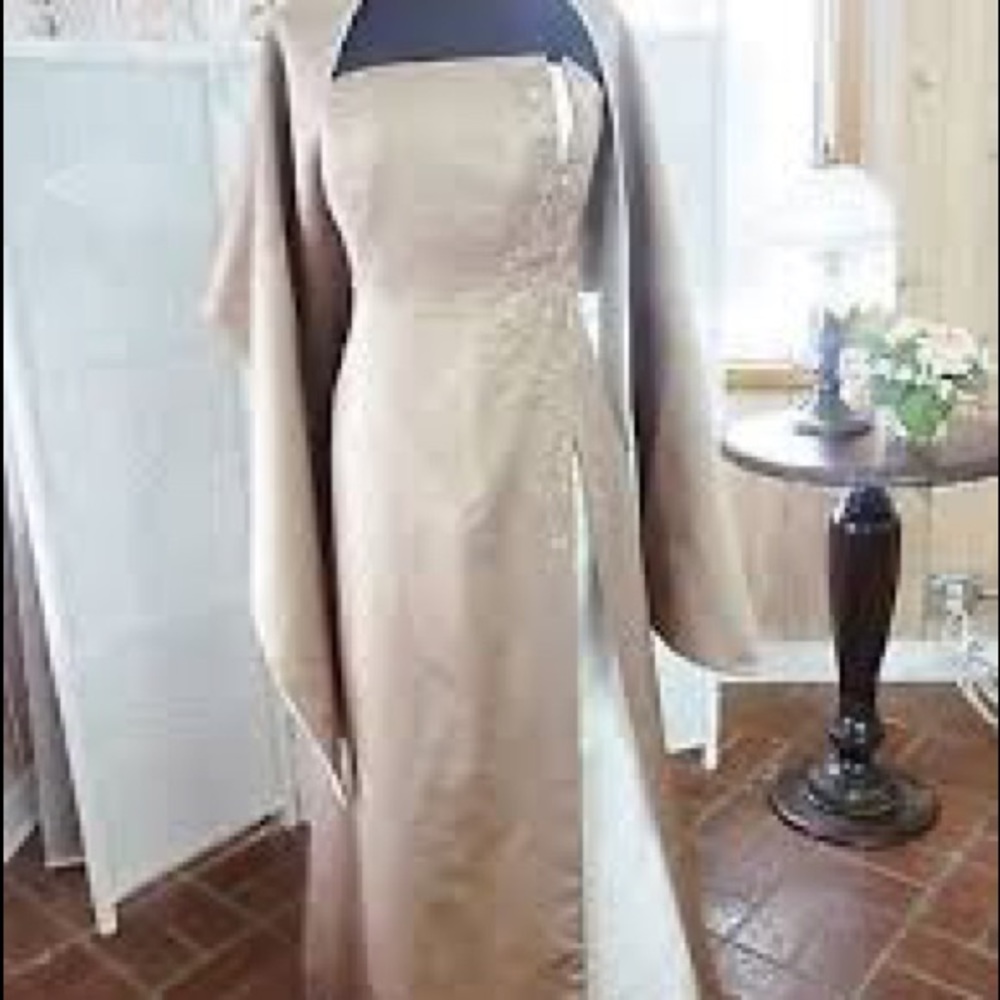 Gorgeous Mocha/Ivory Michaelangelo Dress