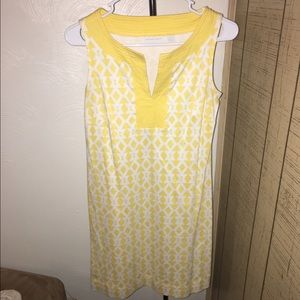 New York & company yellow dress