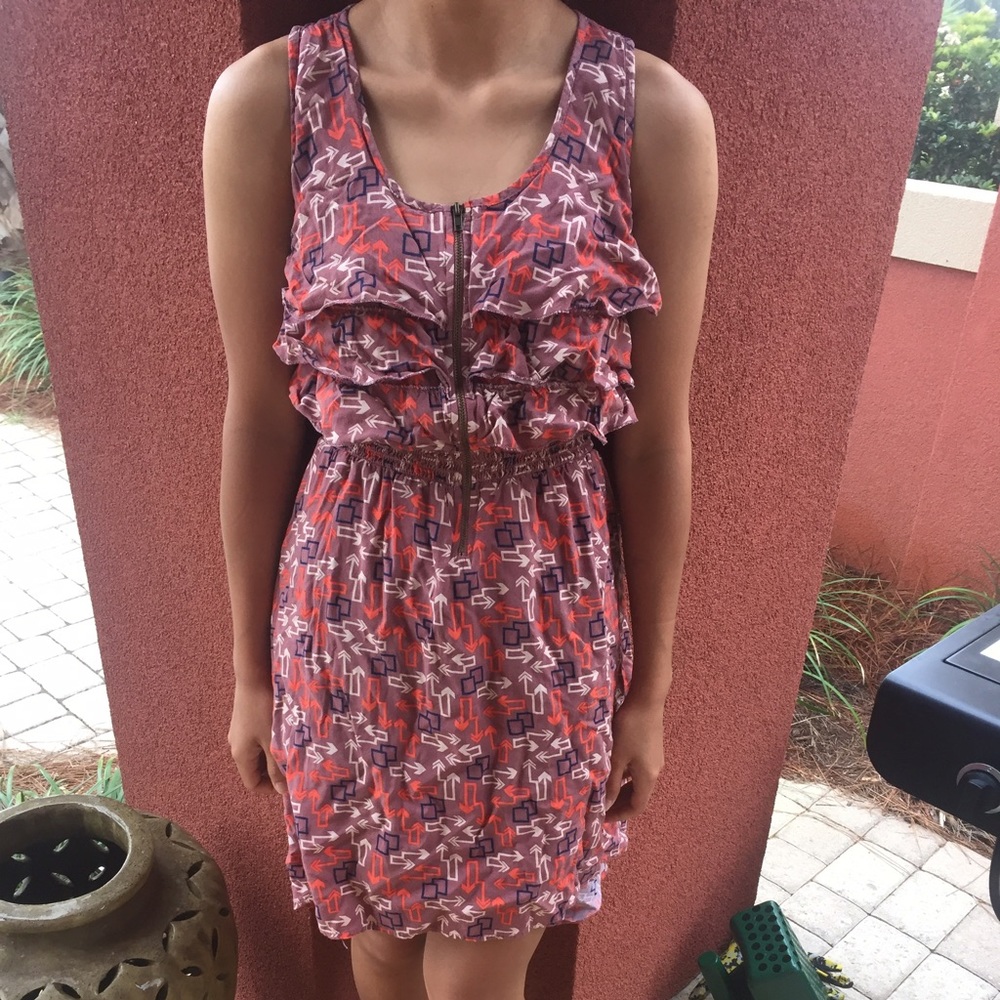 Spring / summer dress with fun print