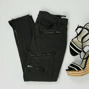 MADEWELL Skinny Skinny Zipper Gray Denim Jeans