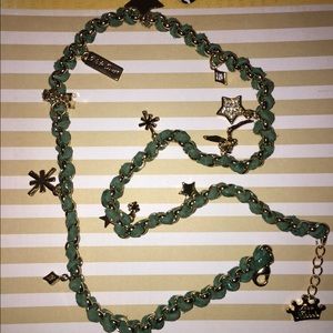 Kidada Leather Disney Couture Tinkerbell Necklace