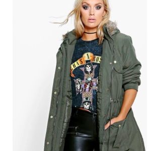 Boohoo plus winter coat hold for a week