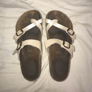 White strapping birks!!!