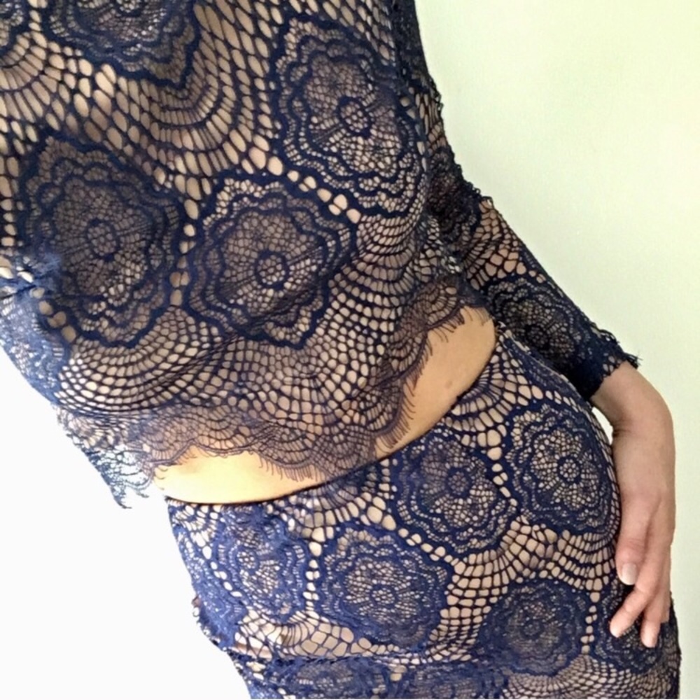 Lace Two Piece Set