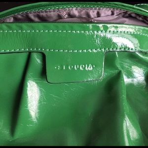 Sequoia Paris Green Patent Handbag