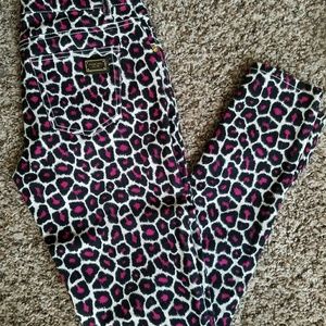 Michael Kors Leopard Print Skinny Jeans