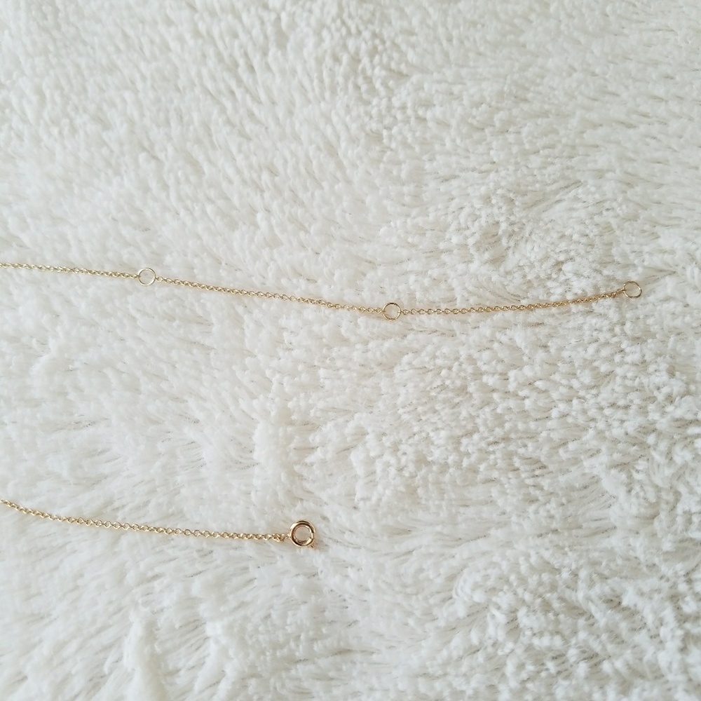 Semi Precious Crescent Necklace - Picture 4 of 4