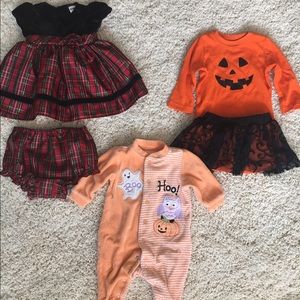 Christmas dress and Halloween outfits
