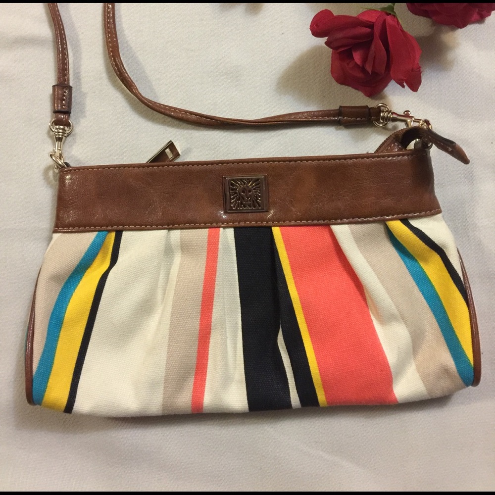 Anne Klein Striped Handbag