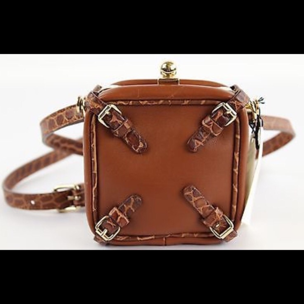 NWT Celine Trunkette Small Tan Leather Hand bag