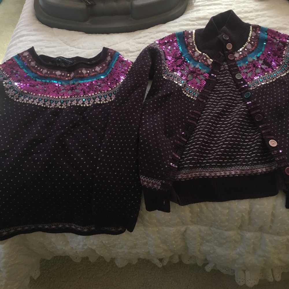 Cardigan with Sweater tank to match