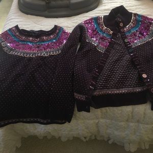 Cardigan with Sweater tank to match