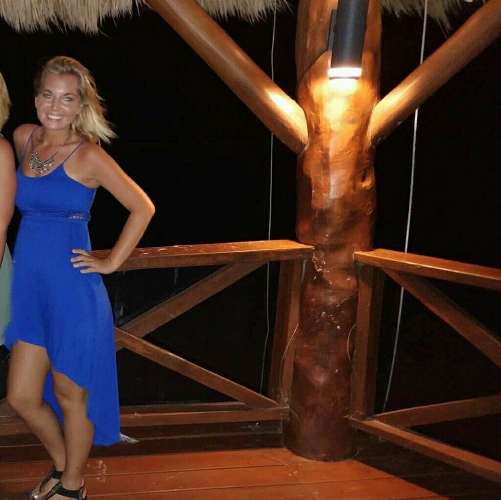 Blue summer dress