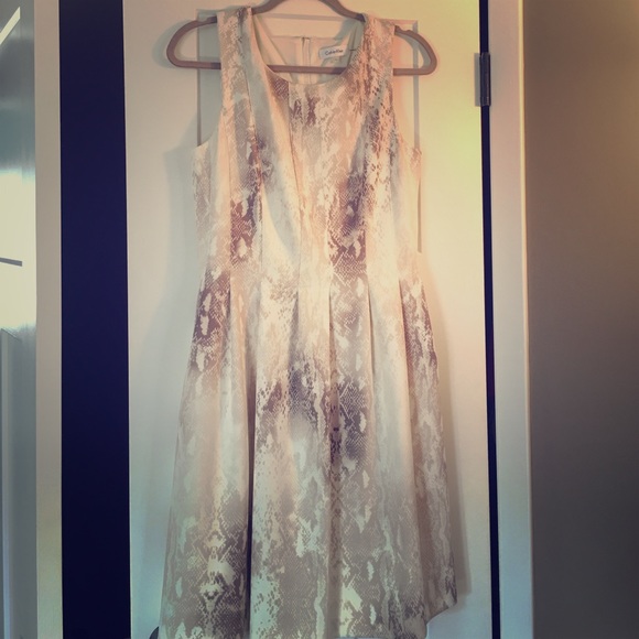 Nude Snake Pattern Beautiful Dress - Picture 1 of 6