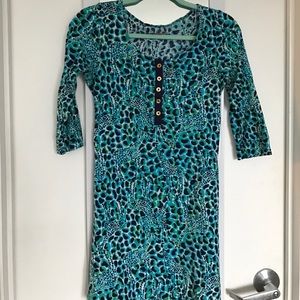 Lilly Pulitzer cotton 3/4 dress, small