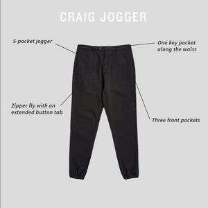 Five four club black joggers.