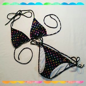 VS PINK Rainbow Star Bikini