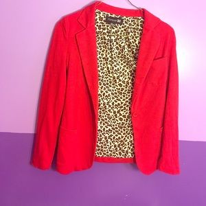 Forever 21 red blazer