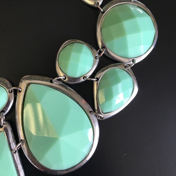 Geometric Statement Necklace - Picture 3 of 3