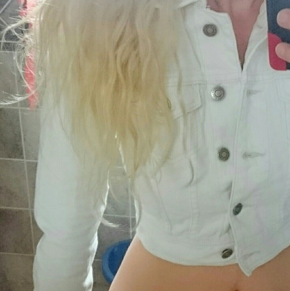 IN SEARCH OF CROPPED white denim - Picture 2 of 3